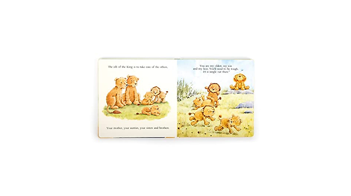Jellycat The Very Brave Lion Kids Book - Durable & Heartwarming