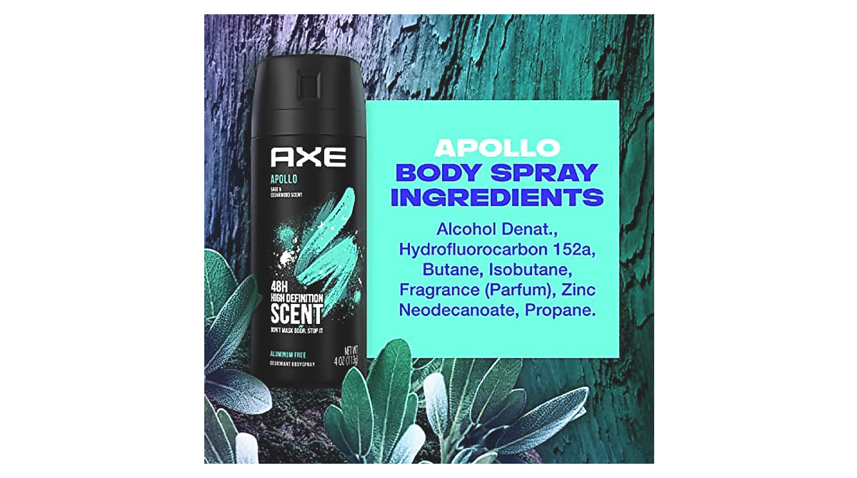AXE Apollo Body Spray: 48H Odor Protection, Sage & Cedarwood