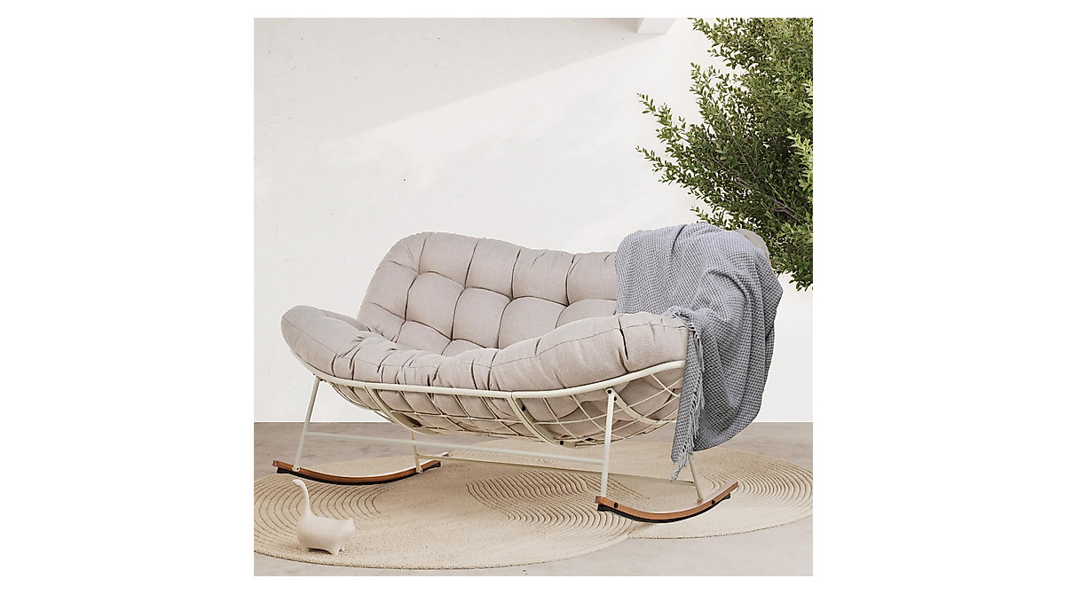 Grand Patio Oversized Rocking Chair for Two