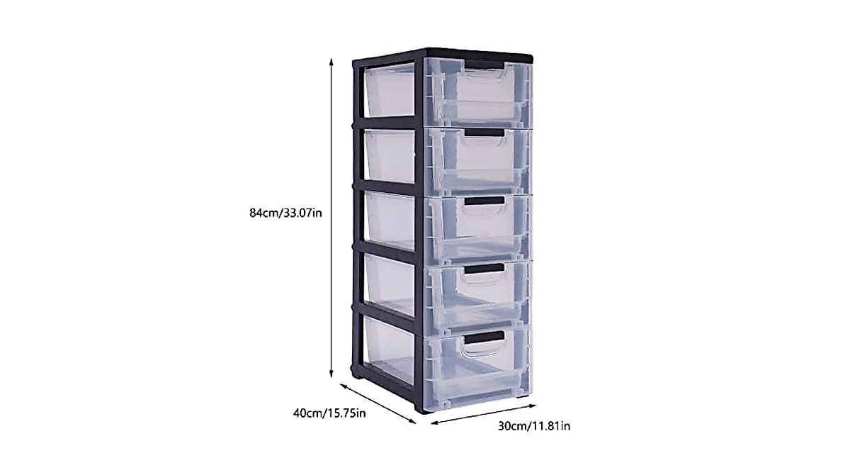 Stackable Plastic Storage Drawers for Organized Living