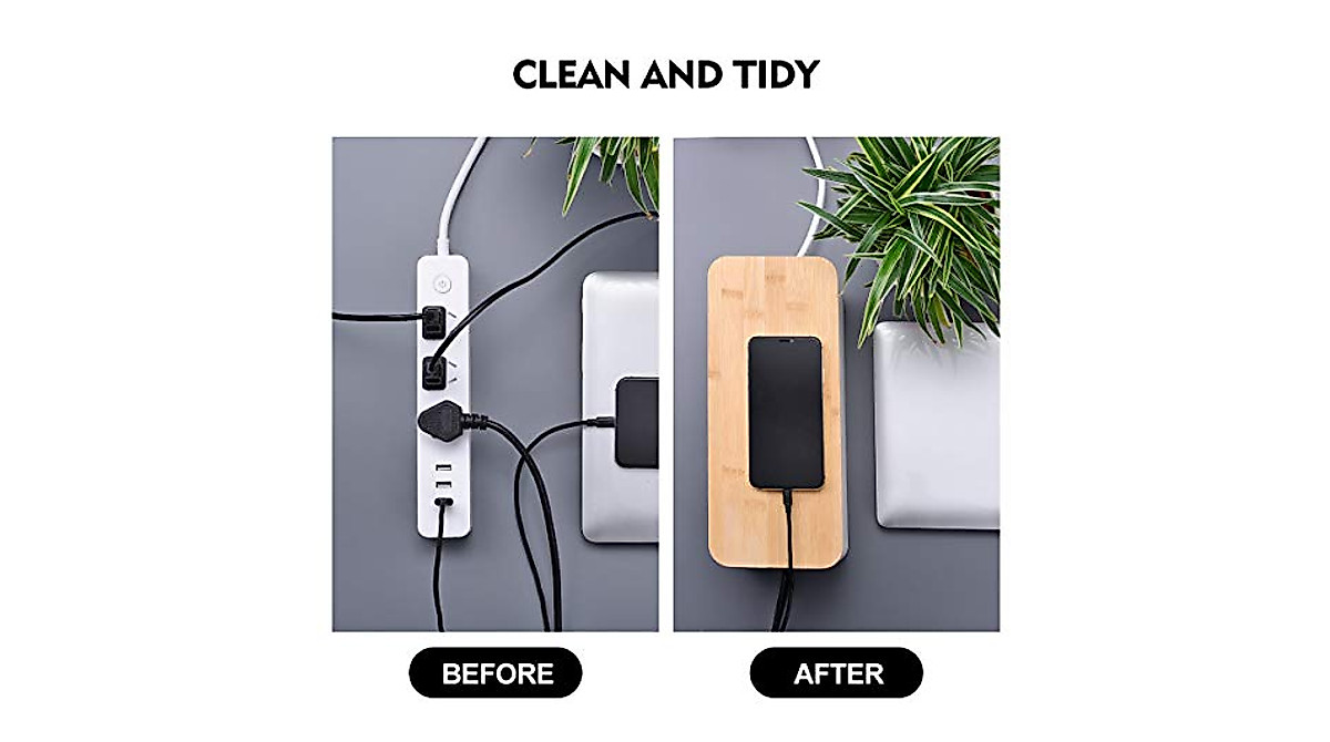 Large 2 Pack Cable Management Box - Organize Cords Today