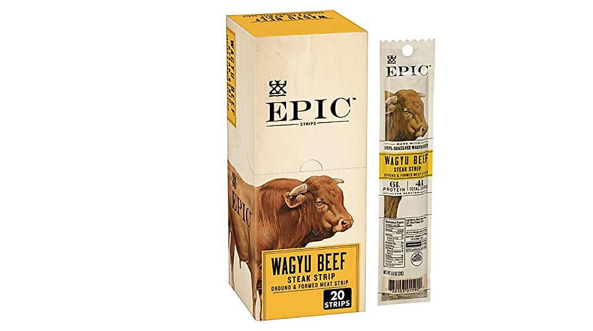 EPIC Wagyu Beef Steak Strips - Protein Snack