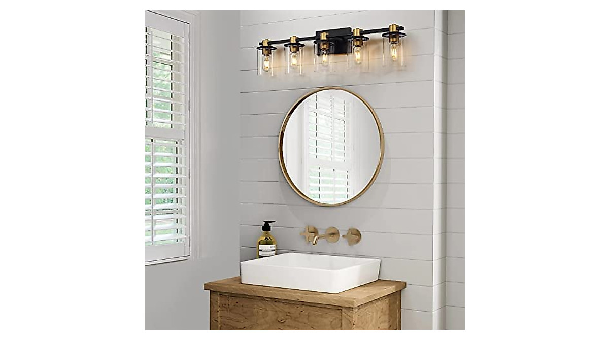 Atocif 5 Light Vanity Lights - Modern Waterproof Bathroom Fixture