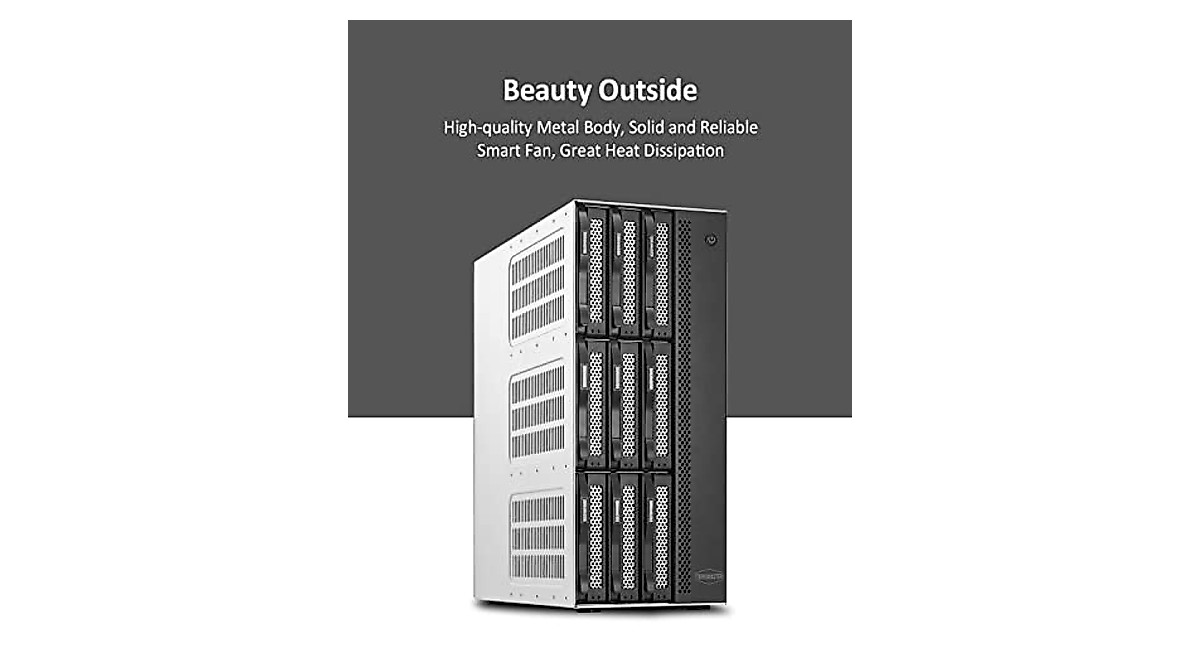 TERRAMASTER T9-423 NAS Storage - High Performance 9-Bay NAS for SMB