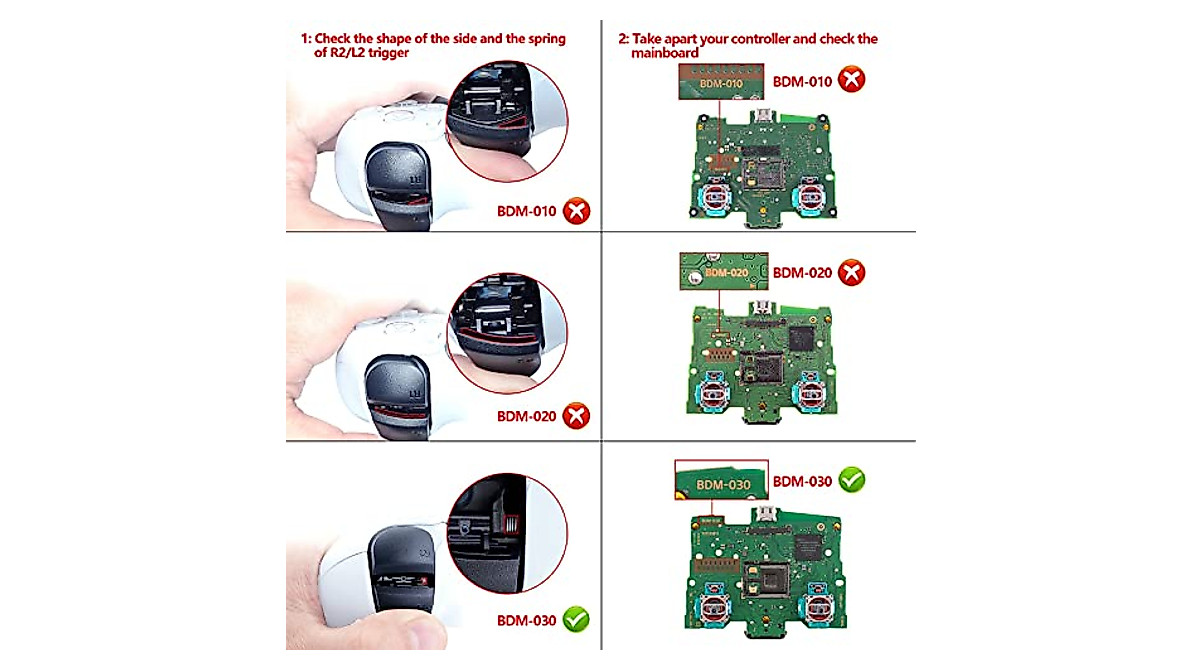 eXtremeRate PS5 Back Paddles Kit for BDM-030 – Customizable Gaming Upgrade