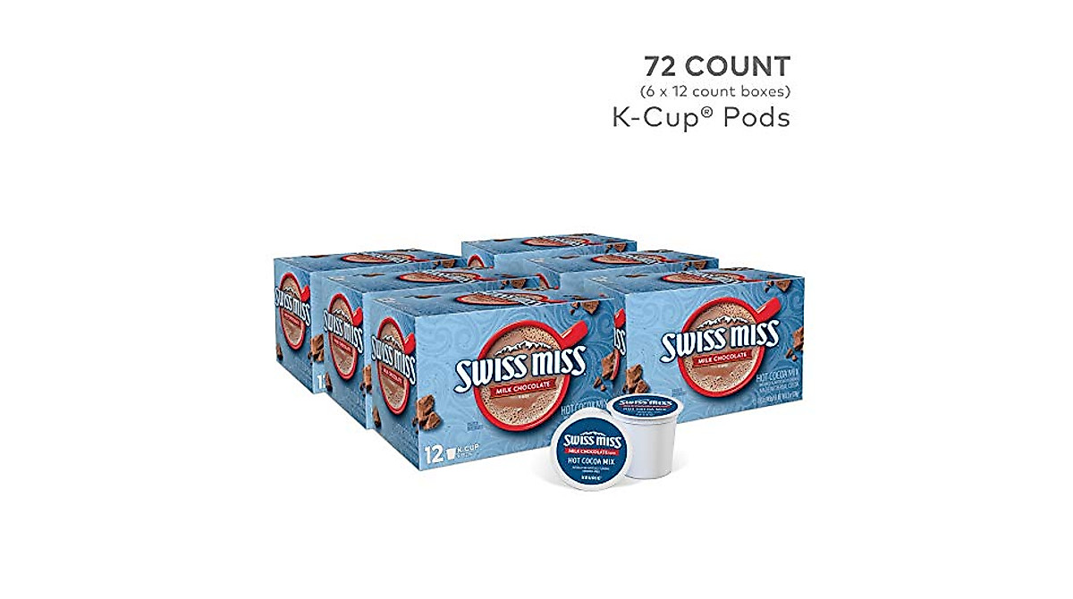Delicious Swiss Miss Milk Chocolate Hot Cocoa K-Cup Pods