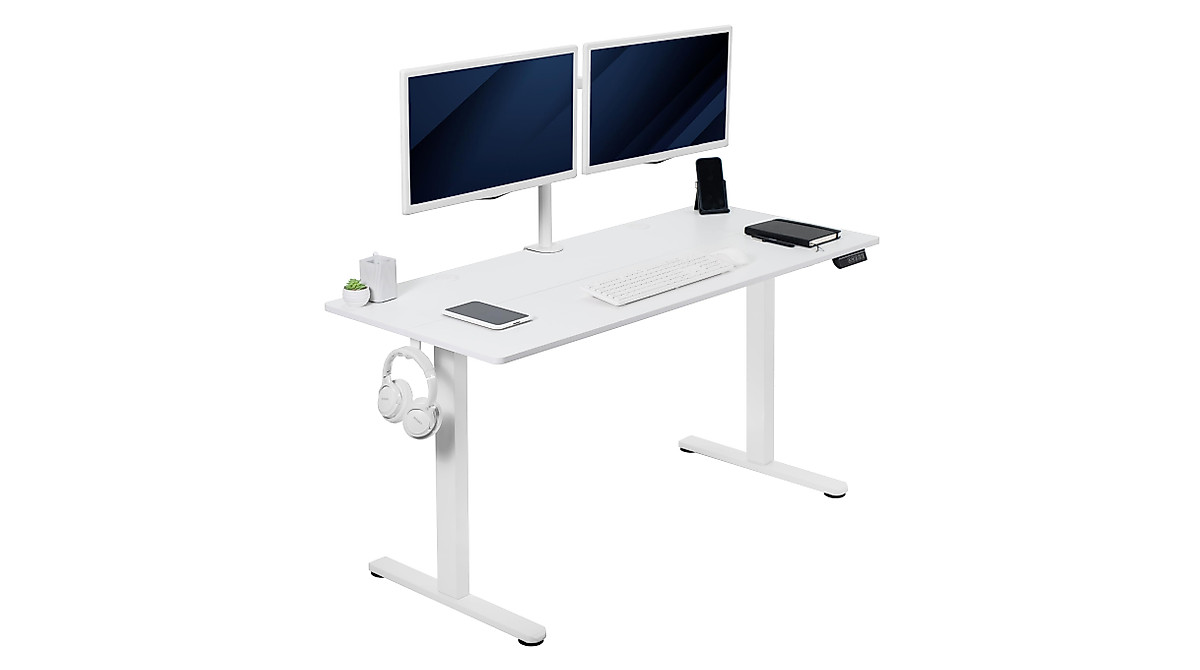 VIVO Electric Height Adjustable Standing Desk - Modern Design