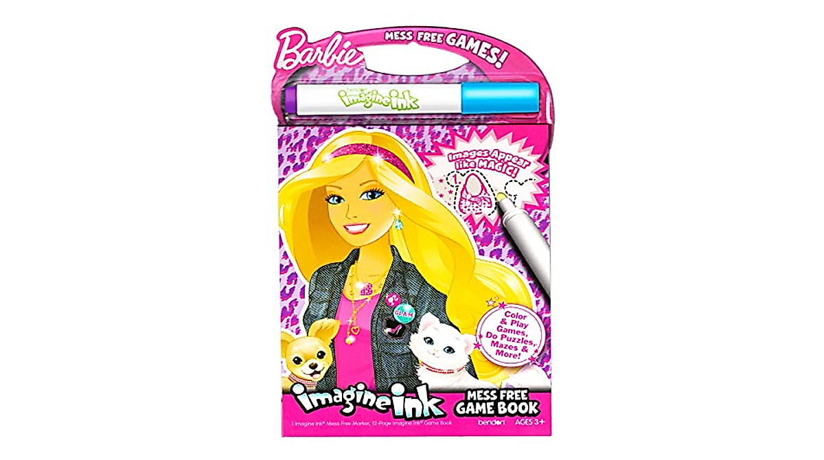 Barbie Imagine Ink No Mess Coloring Book - Relaxation & Creative Fun