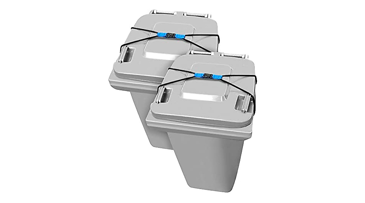 Secure Your Trash with QWORK's Animal-Proof Lid Lock