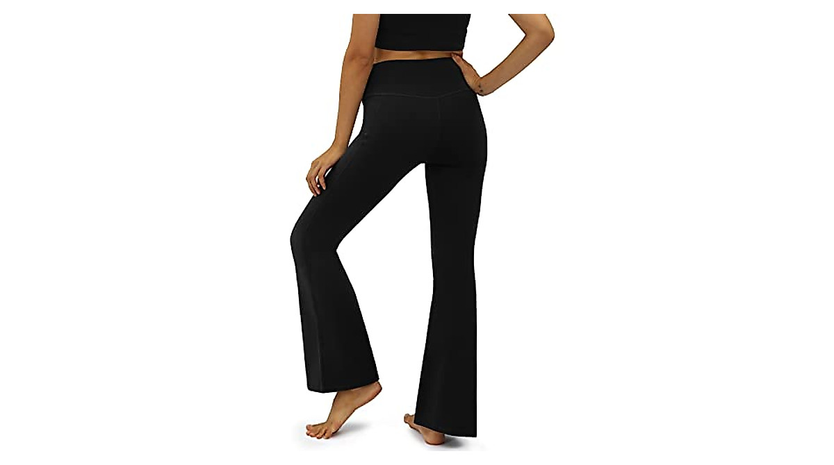 COPYLEAF Women's Flare Yoga Pants - Stylish & Comfortable