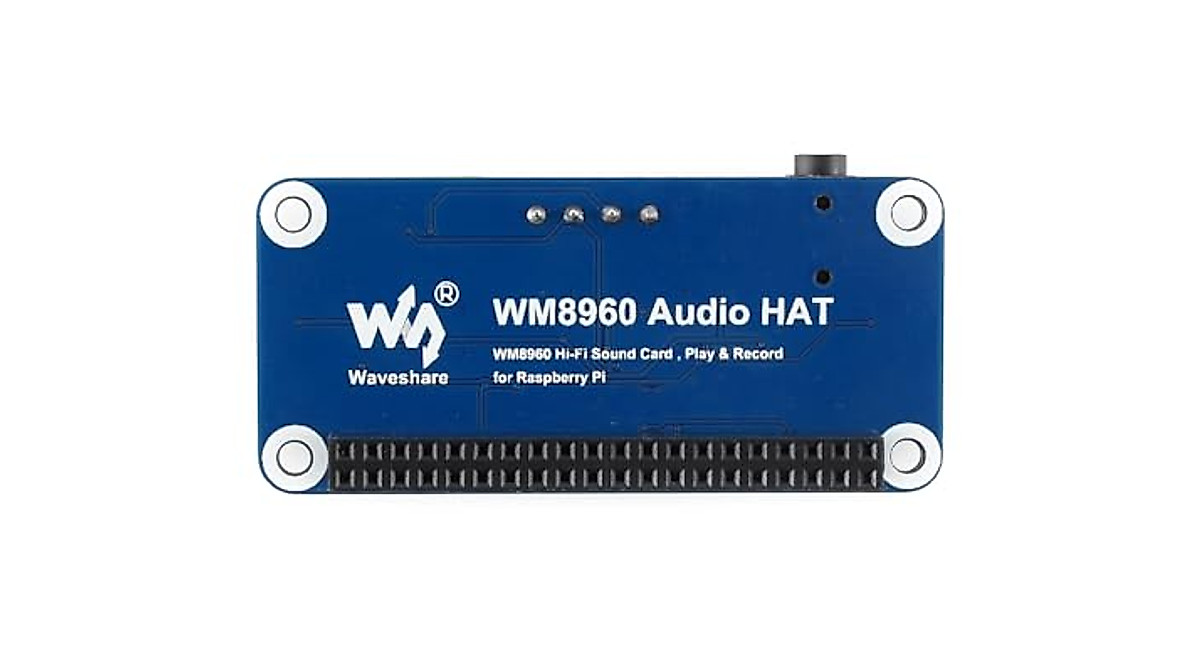 Waveshare WM8960 Hi-Fi Sound Card HAT for Raspberry Pi - High-Quality Audio