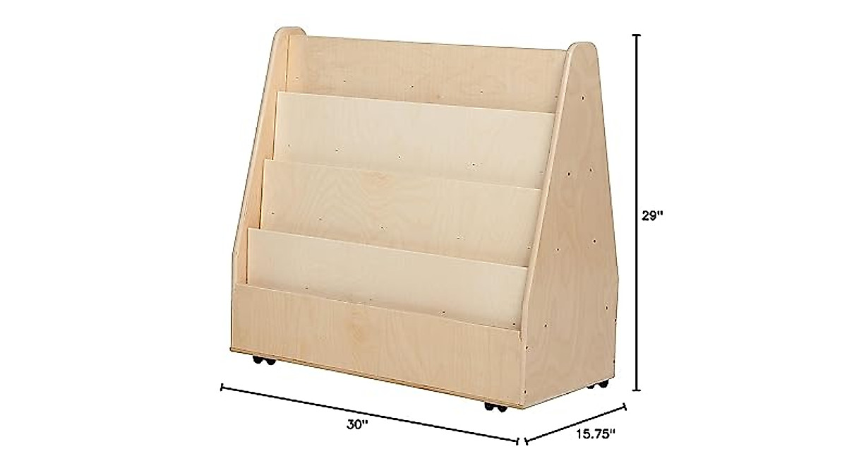 Contender Double-Sided Book Cart - Perfect for Kids