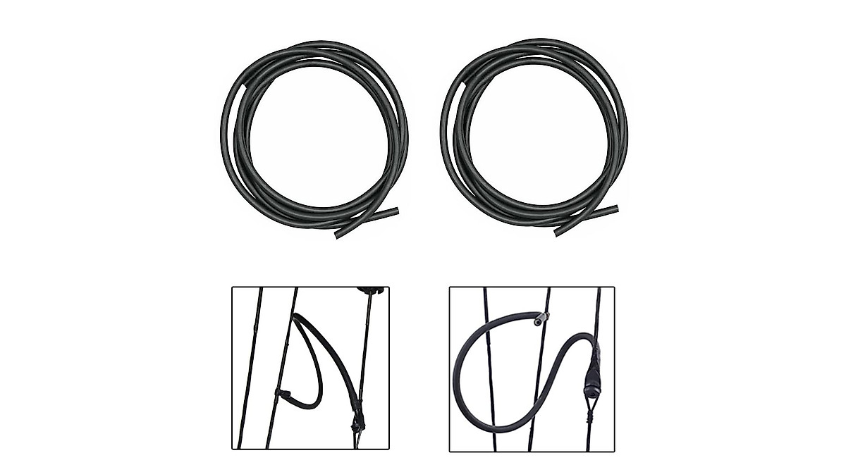 thumbnail image 2 of 8-Foot Black Latex Bow Sight Tubing Kit By CIR Cut Archery – Perfect Replacement For Your Bow 2 of 5