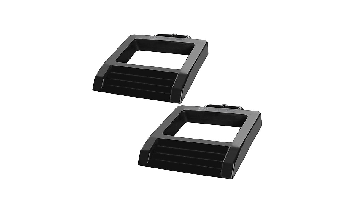 Heavy Duty Rubber Truck Chock for Pallet Jacks - 2 Pcs