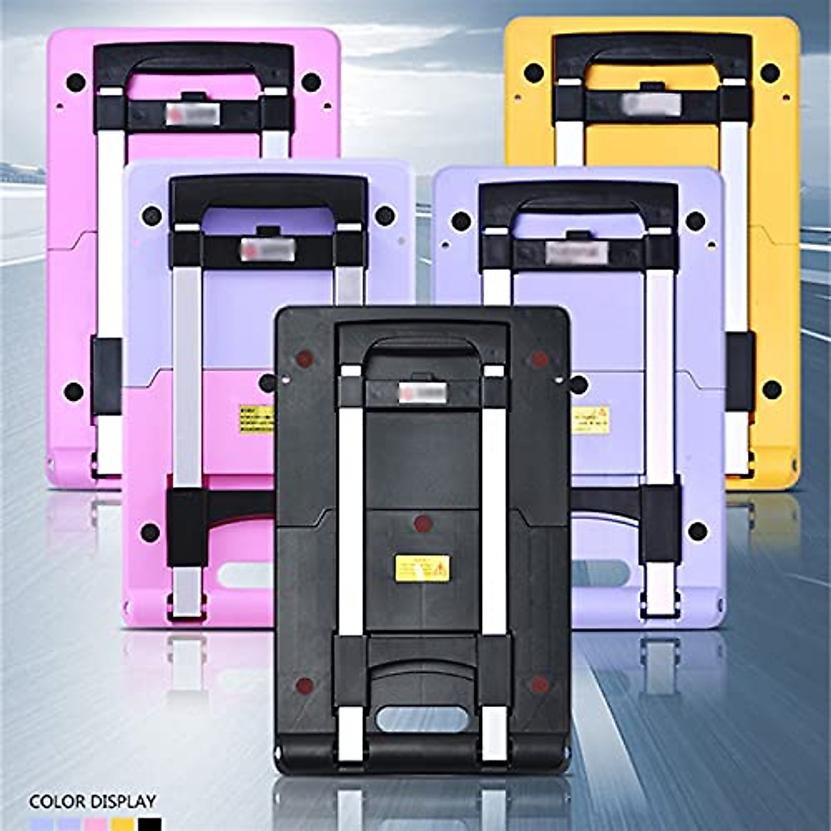 Foldable Platform Hand Truck | 360° Swivel Wheels