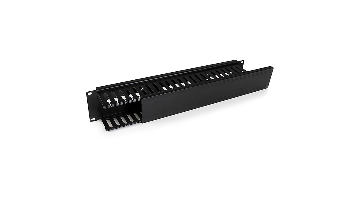 StarTech.com 2U Cable Management Duct for 19-inch Racks | Easy Cable ...