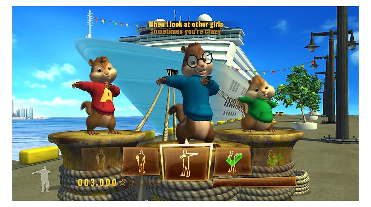 Alvin & Chipmunks: Chipwrecked Xbox 360 Kinect Dance Game