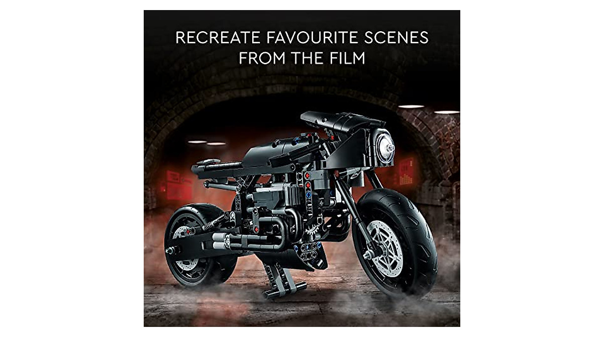 LEGO Batman BATCYCLE Model Kit | Recreate Iconic Superhero Motorcycle