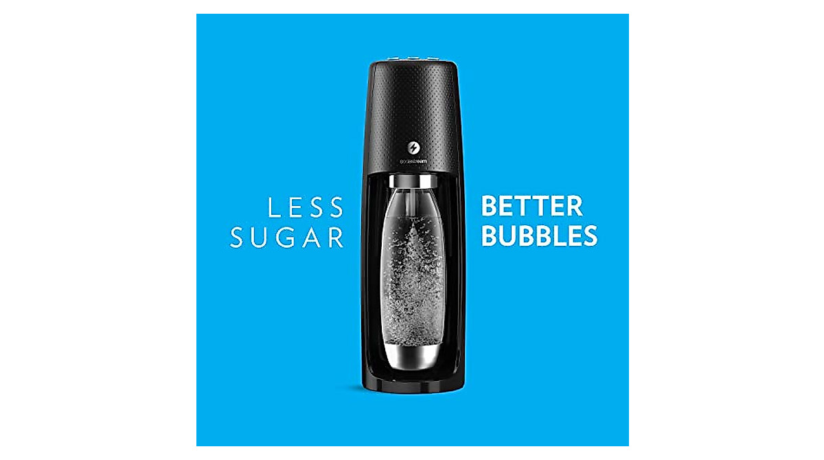 SodaStream Fizzi One Touch Sparkling Water Maker – Effortless Fizz