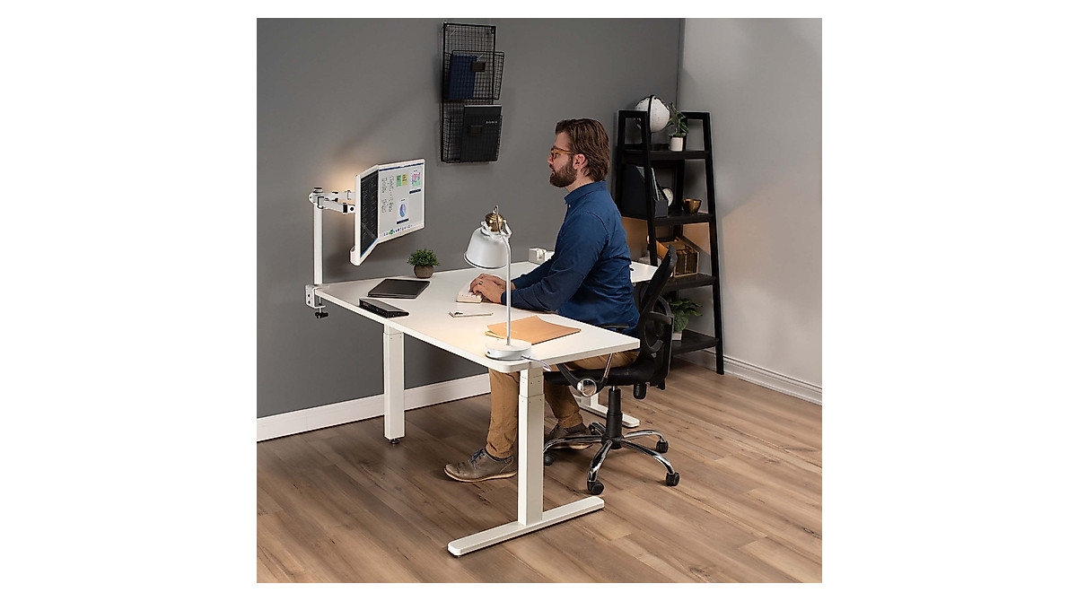 VIVO Electric Height Adjustable Corner Desk Frame