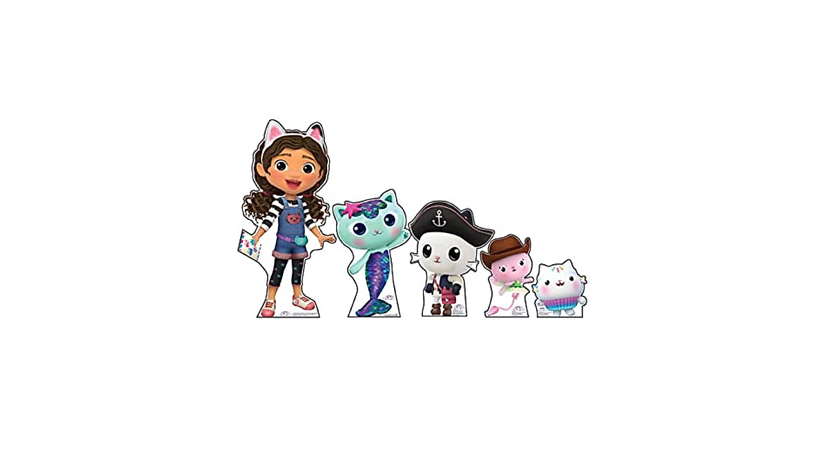 Gabby's Dollhouse Cardboard Cutouts - Perfect Event Decor & Photo Props