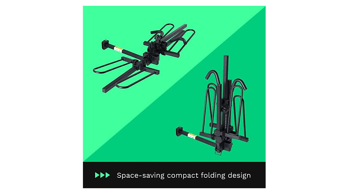 KAC E2 Hitch Bike Rack - Reliable 2-Bike Carrier for Cars & SUVs