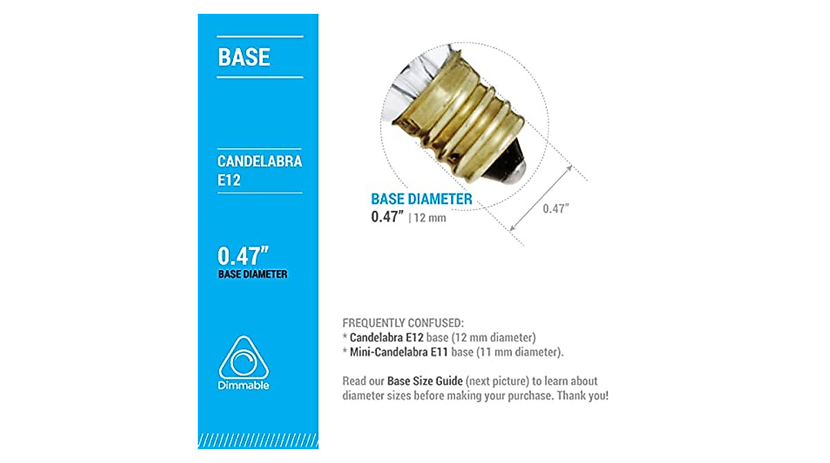 KOR 15 Watt T6 Clear Tubular Light Bulbs - Pack of 6