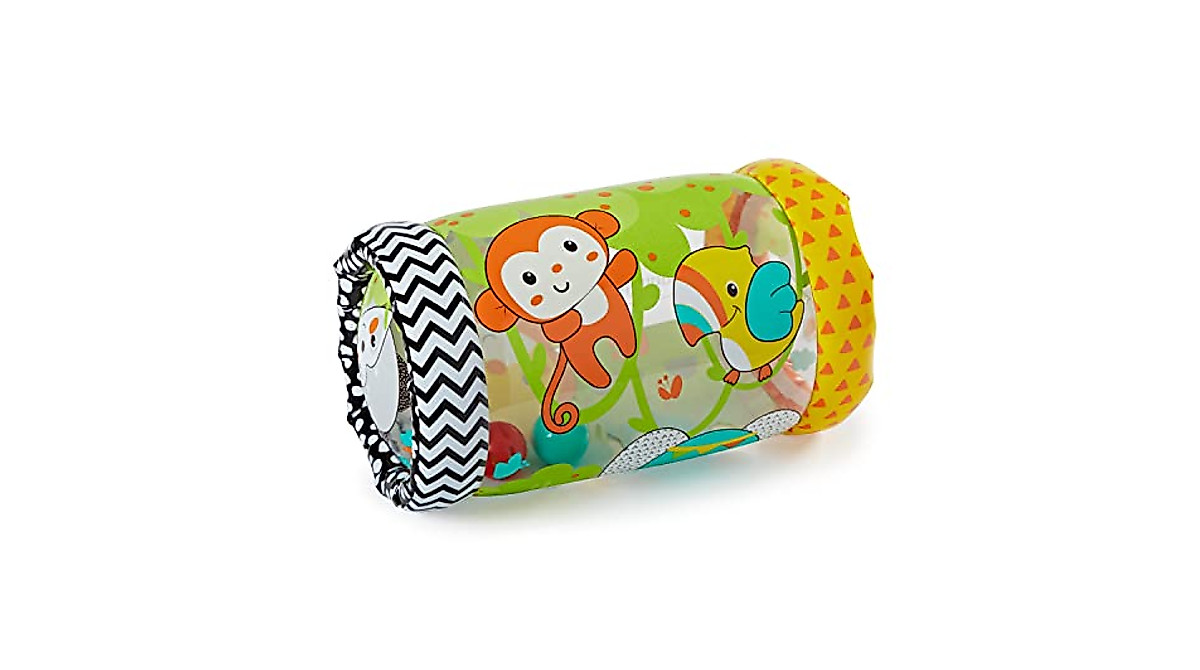 Infantino Jungle Peek & Roll Toy for Gross Motor Skills