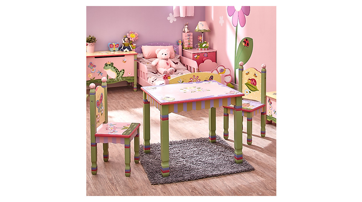 Magic Garden Kids Furniture Set – Table & 2 Chairs
