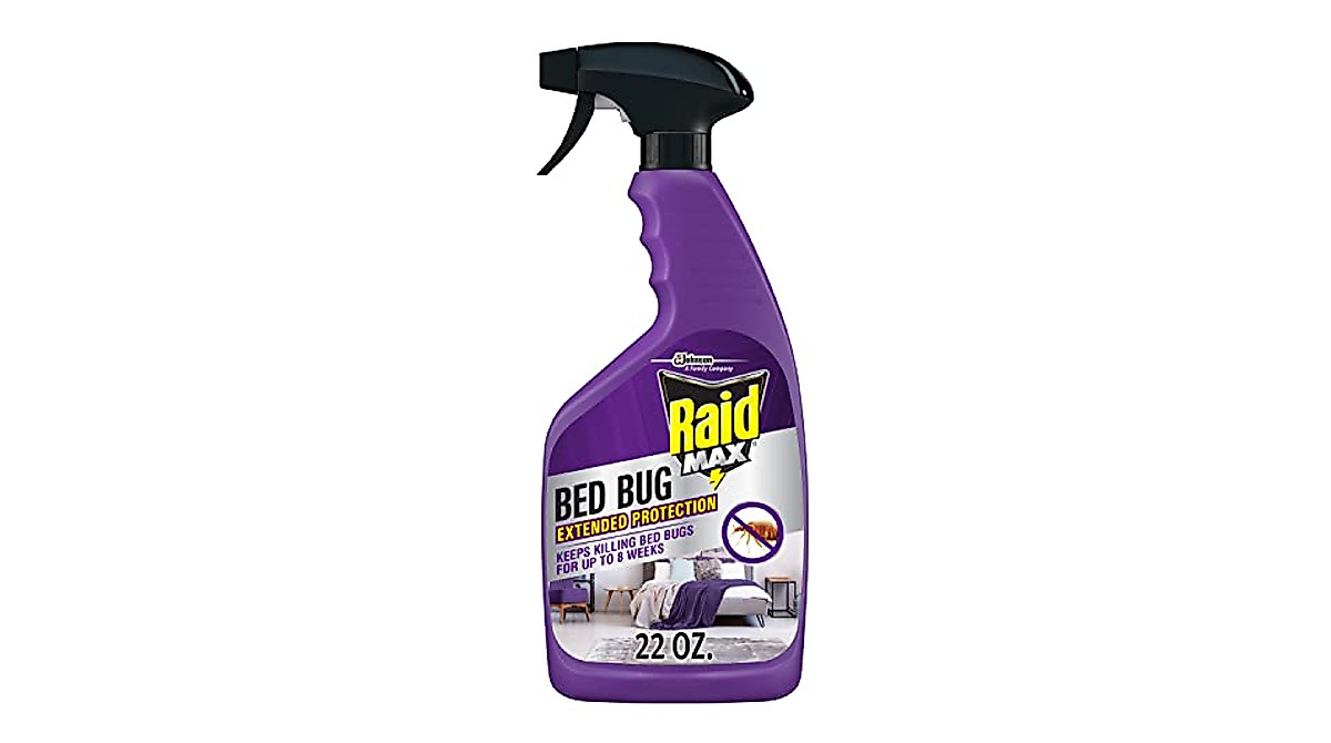 Raid Max Bed Bug Spray - Up to 8 Weeks Protection on Surfaces