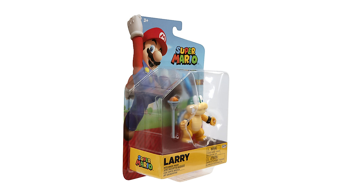 Super Mario Larry Koopa Action Figure - 4 Inch Collectible