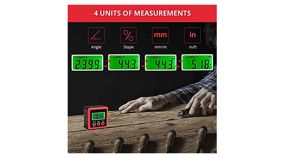 JUSTOOL Digital Inclinometer: Leveling Made Easy