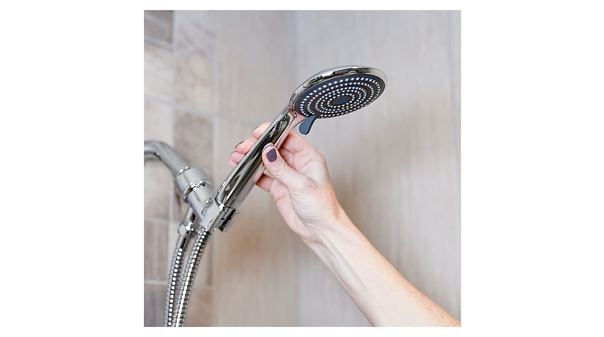 SparkPod High Pressure Handheld Shower Head with 3 Modes & 5ft Hose