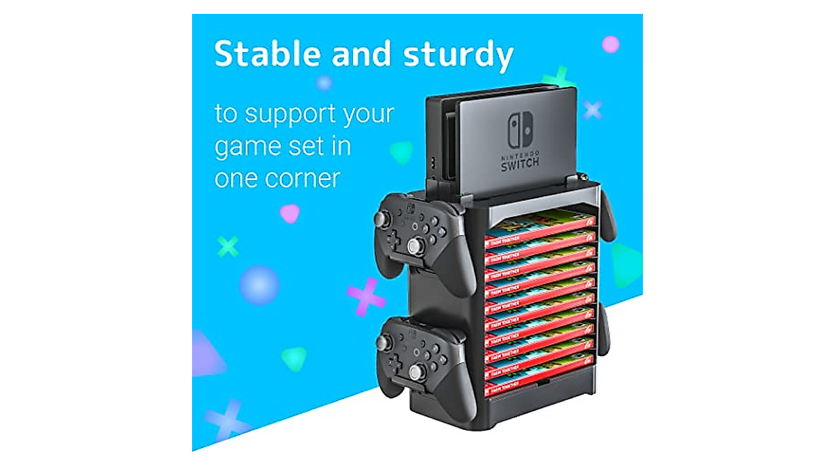 Skywin Nintendo Switch Storage Tower - Organize Your Games & Accessories