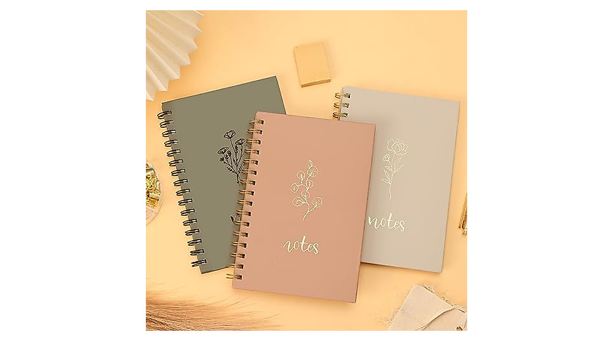 EOOUT Aesthetic Spiral Notebooks - Cute & Durable Journals