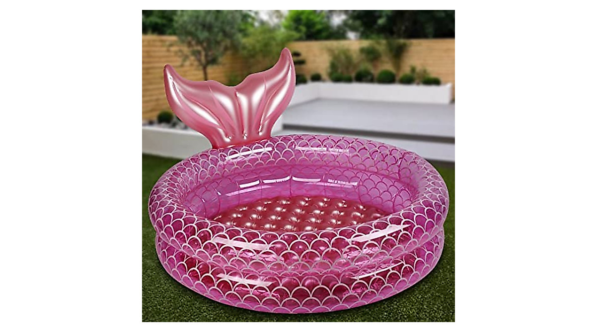Mermaid Inflatable Kiddie Pool 47