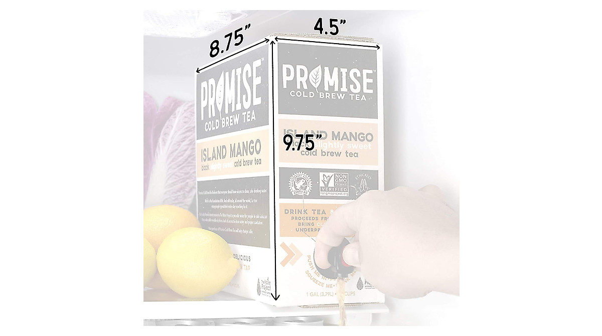 Promise Cold Brew Island Mango Tea - Refreshing & Sweet