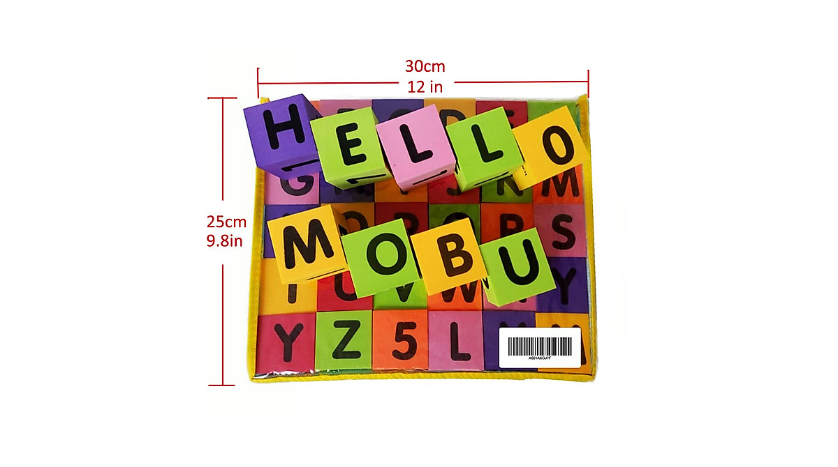 MOBU Foam Building Blocks for Toddlers - 30 Pieces