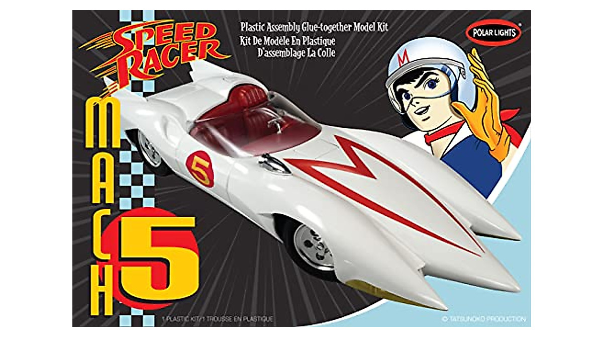 Build Speed Racer Mach V Model Kit | 1:25 Scale Collectible