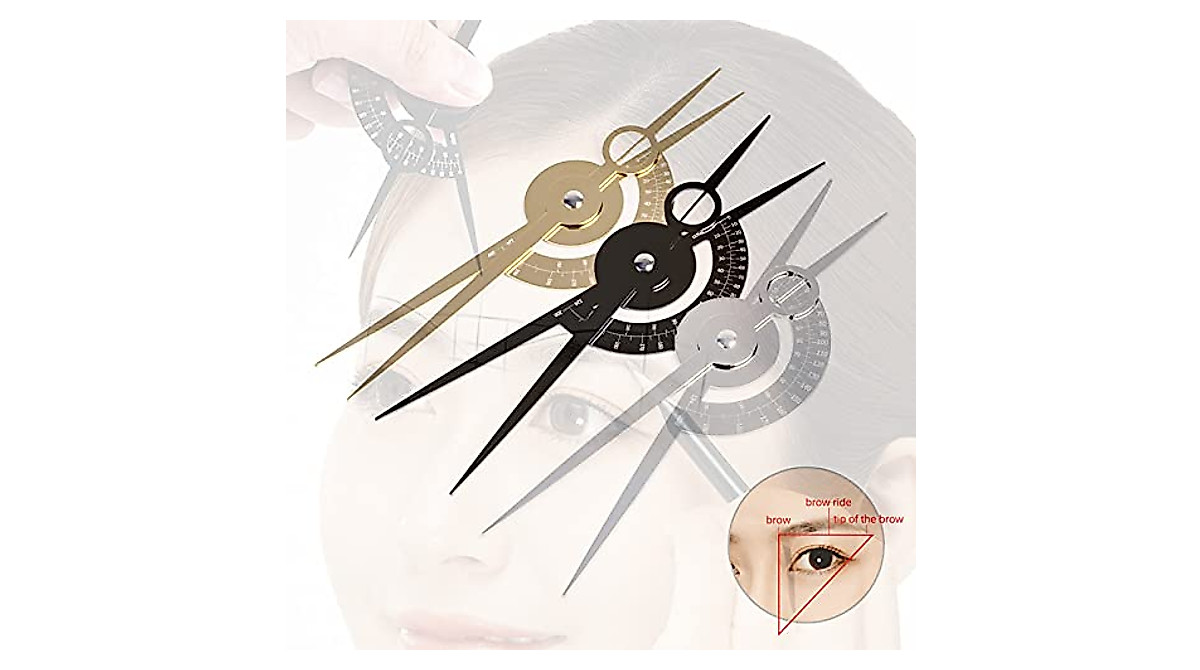 Eyebrow Golden Ratio Caliper Ruler for Perfect Brows | SURORAIN