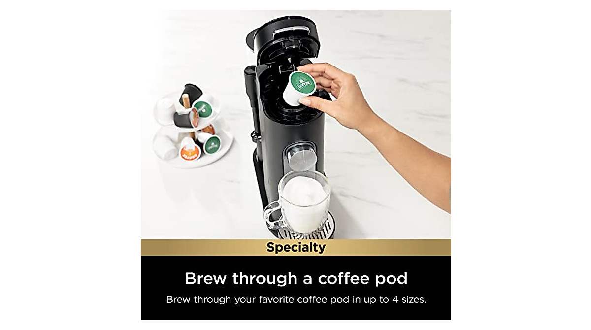 Ninja PB051 Coffee Maker - Brew Pods & Grounds