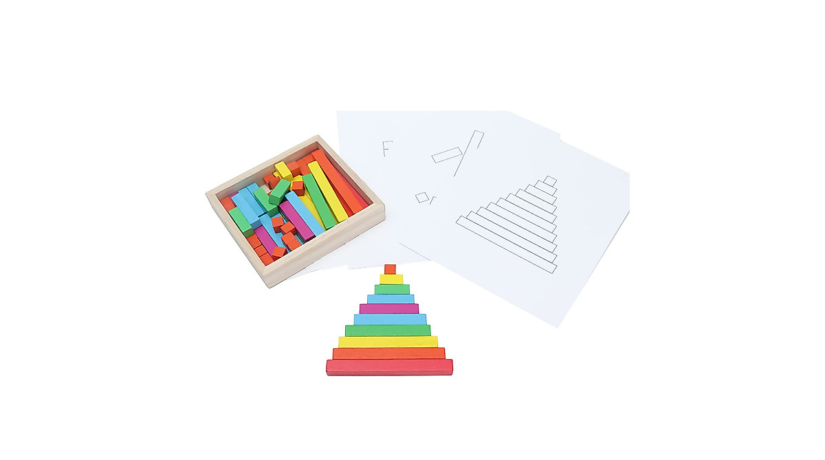 Shanrya Math Number Rods - Fun Learning for Kids