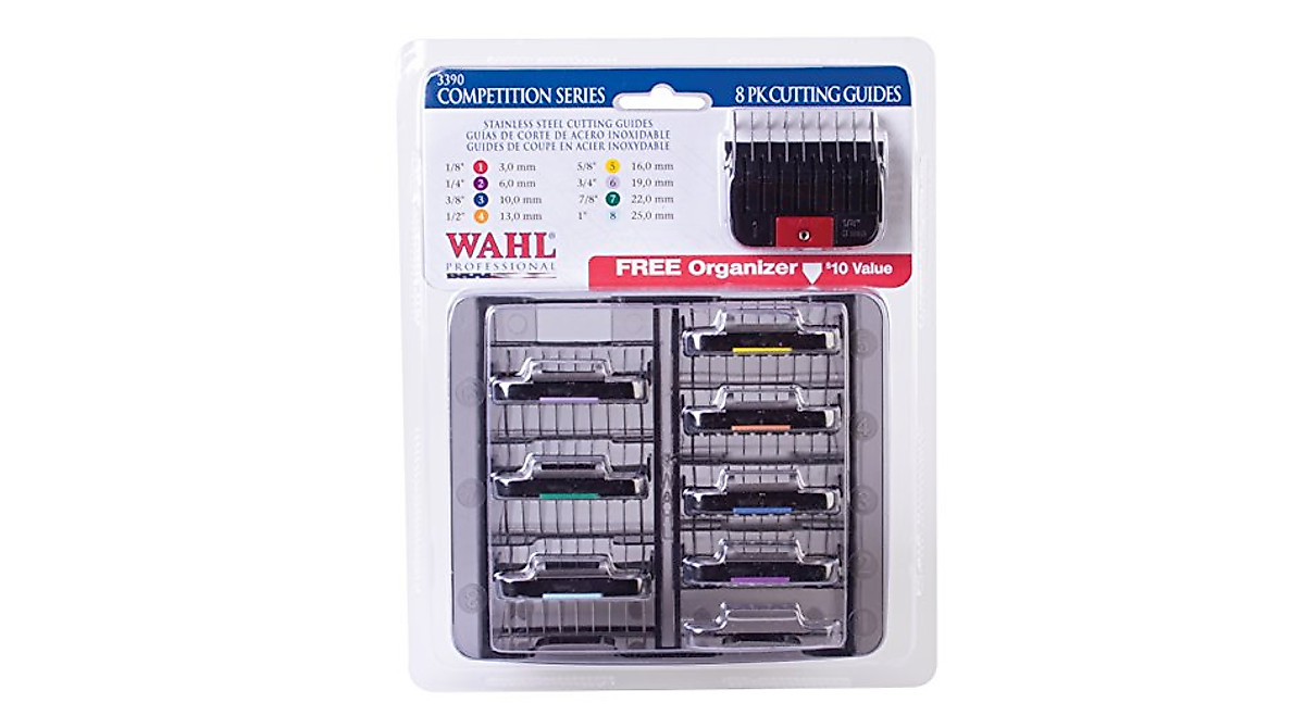 WAHL Stainless Steel Guide Combs for Max 45 Clipper - Precise Trims