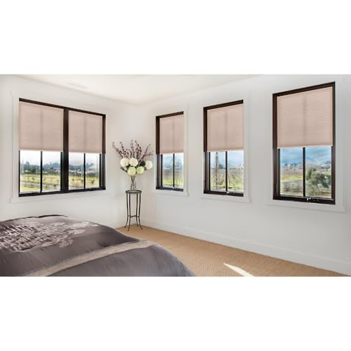 Redi Shade Cordless Pleated Shade - Easy Trim & Install