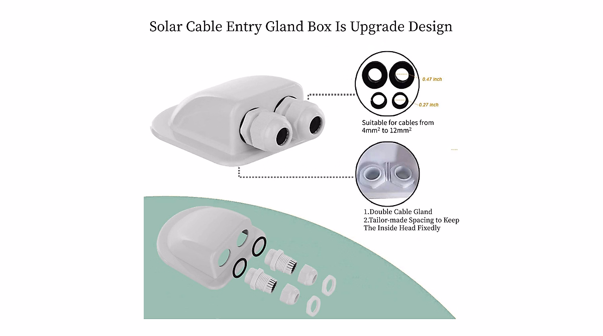 Qihengzhijia 10PCS Solar Panel Mounting Kit