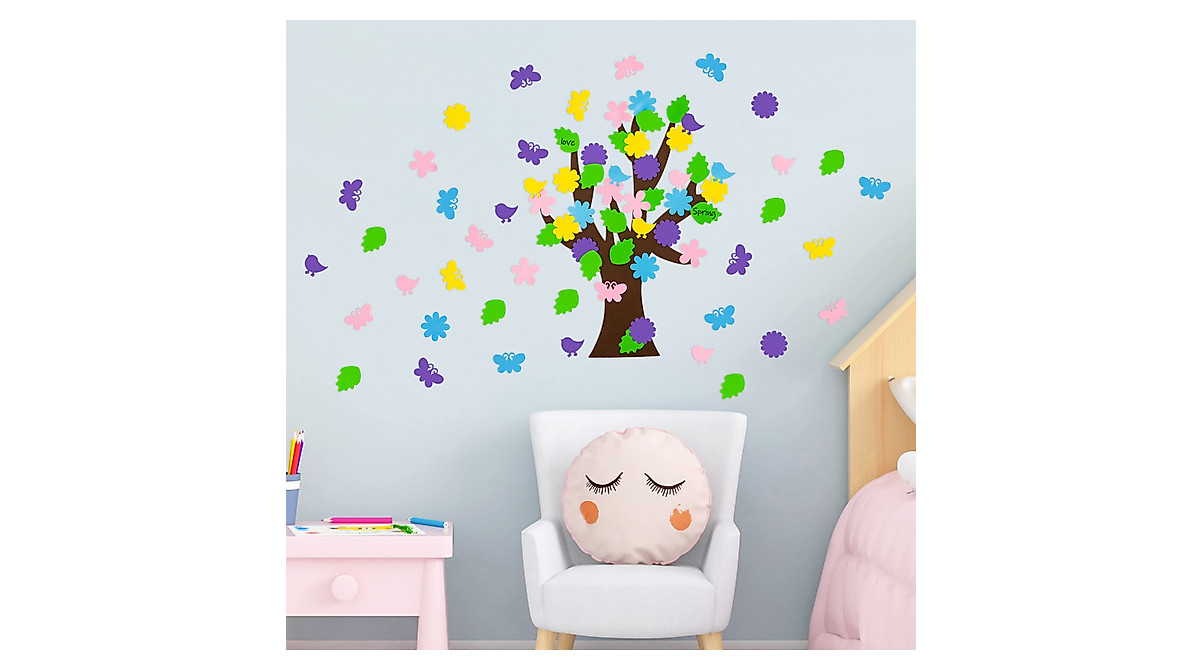 Spring Tree Craft Kit for Kids - DIY Foam Art Project for Kids