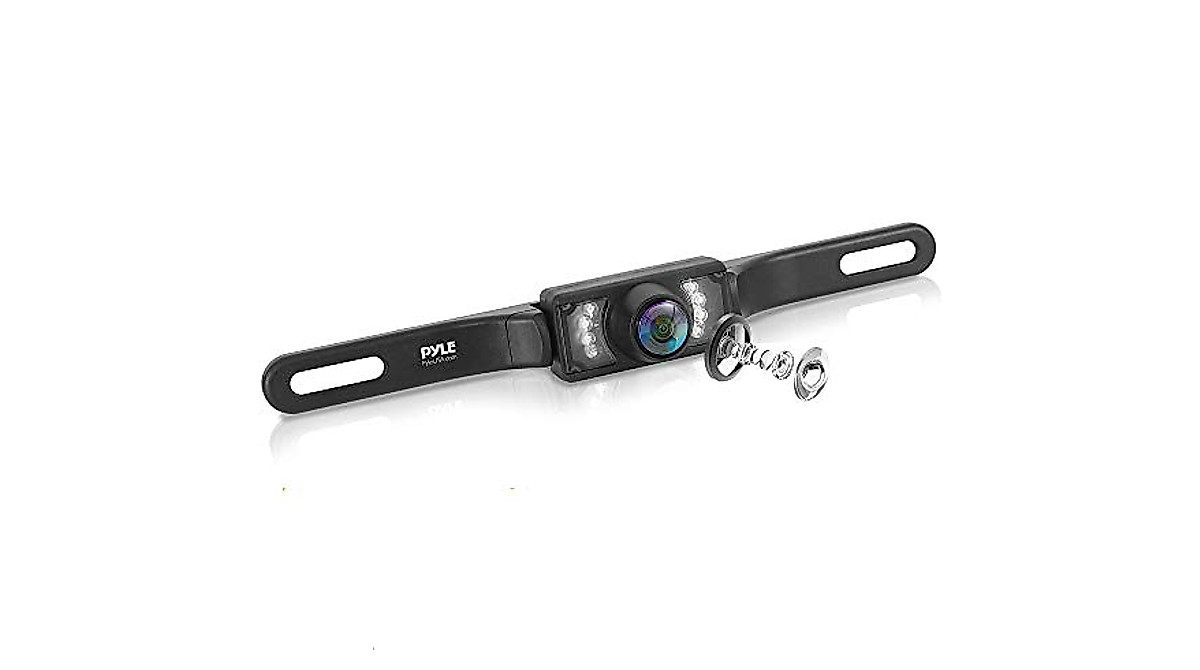 Pyle PLCM10 Rear View Backup Camera - Night Vision & Weatherproof