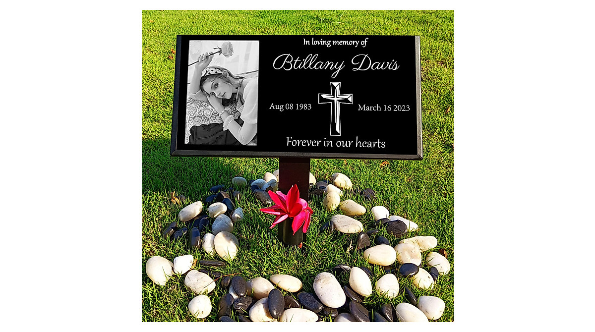 Personalized Headstone with Photo | Durable Memorial Stone