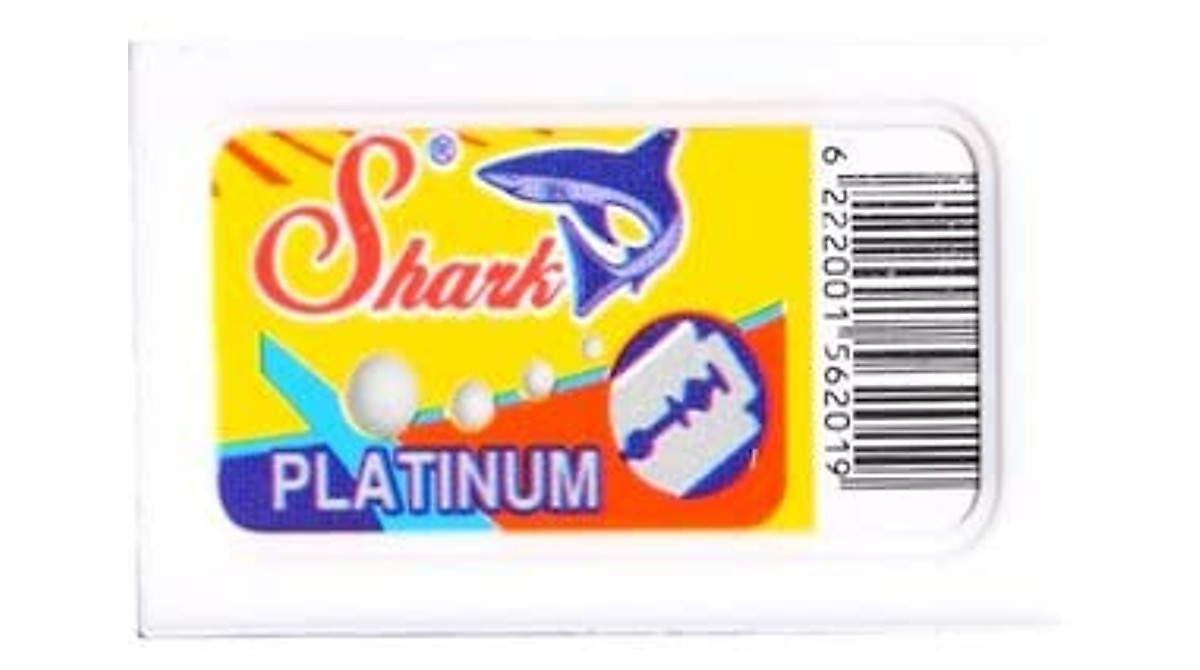 Lord 100 Shark Platinum Double Edge Razor Blades - Smooth Shaves