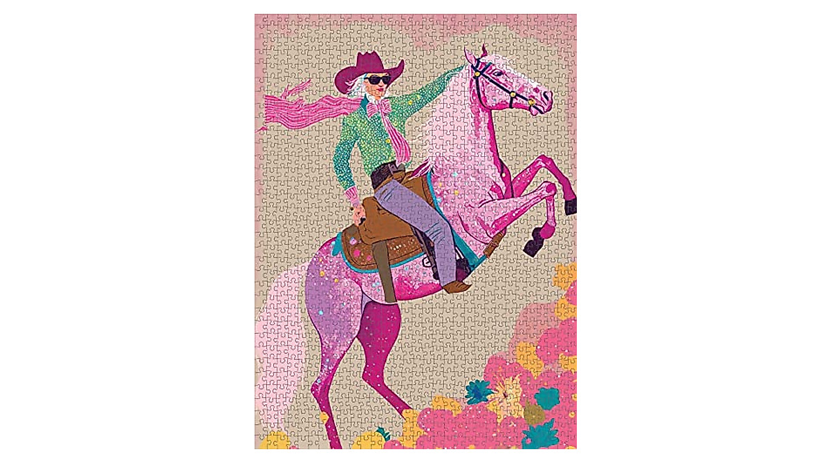 Rhinestone Cowgirl 1000-Piece Puzzle - Fun for Adults